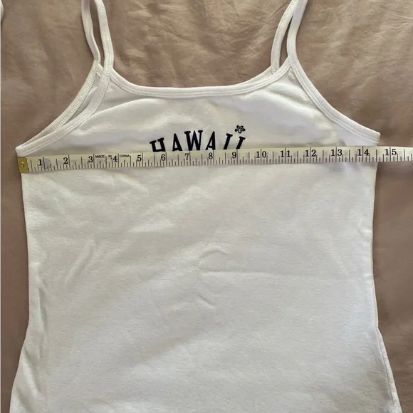 White Hawaii Tank Top - Picture 7 of 8